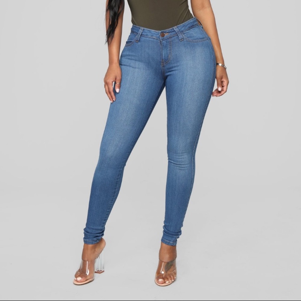 Classic Mid-Rise Skinny Jeans